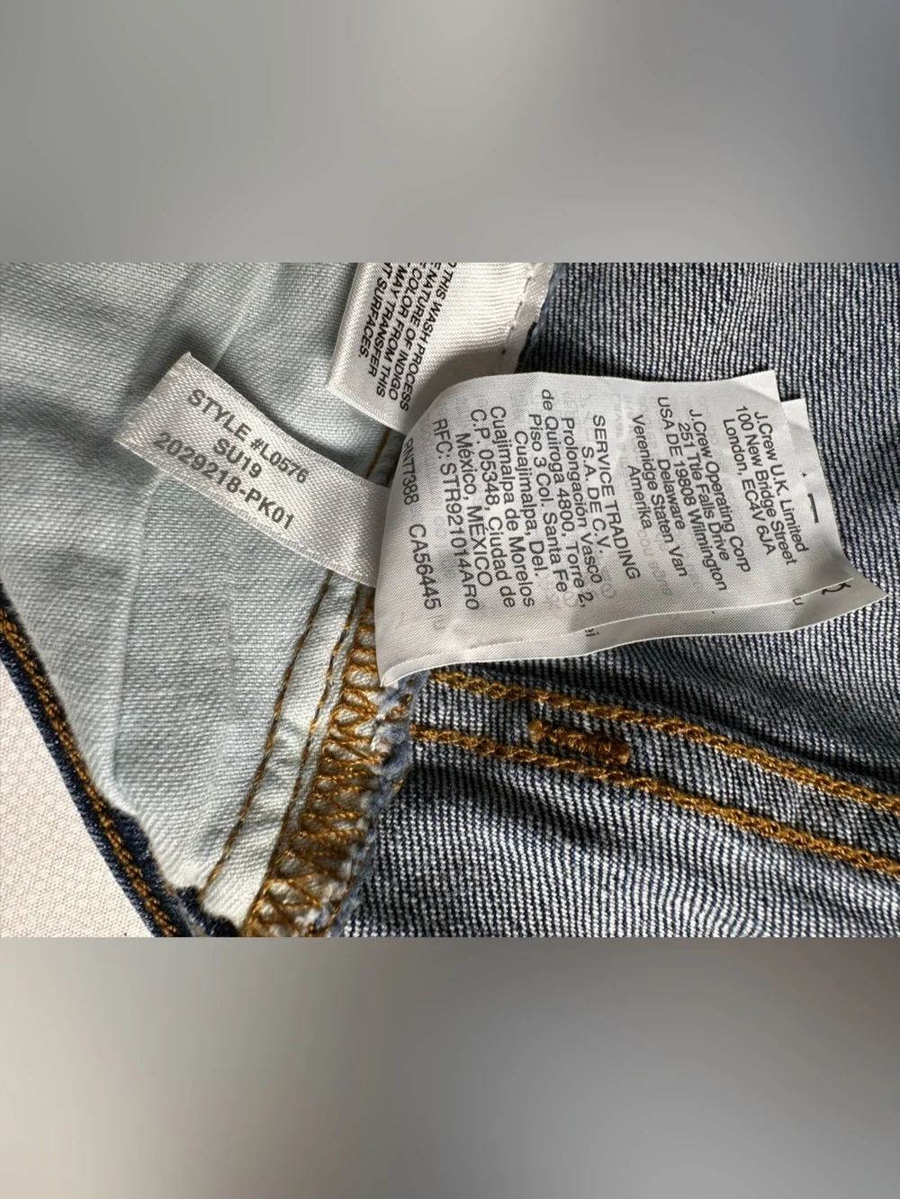 J.Crew Mercantile Denim Mini Skirt Womens 4 Blue Raw Hem Stretch Jean